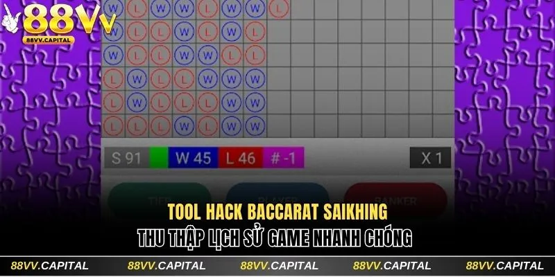 Công cụ đự doán kết quả Baccarat SaiKhing cao cấp