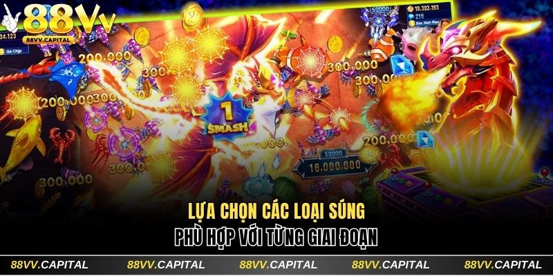 Lựa chọn các loại súng phù hợp giúp tăng khả năng thắng