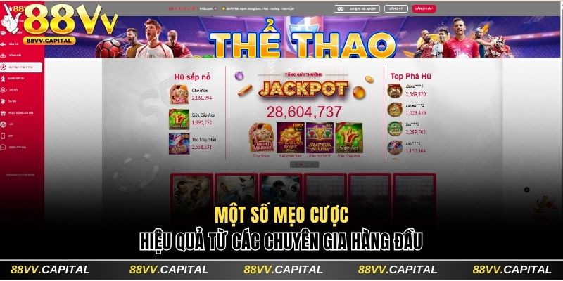 Một số mẹo cược hiệu quả từ các chuyên gia hàng đầu