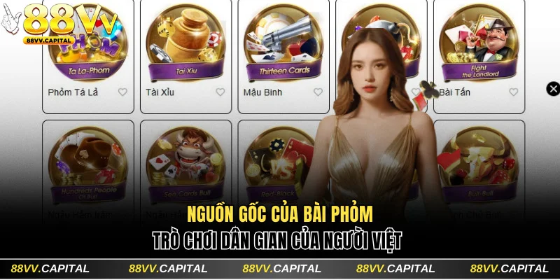 Nguồn gốc của bài Phỏm