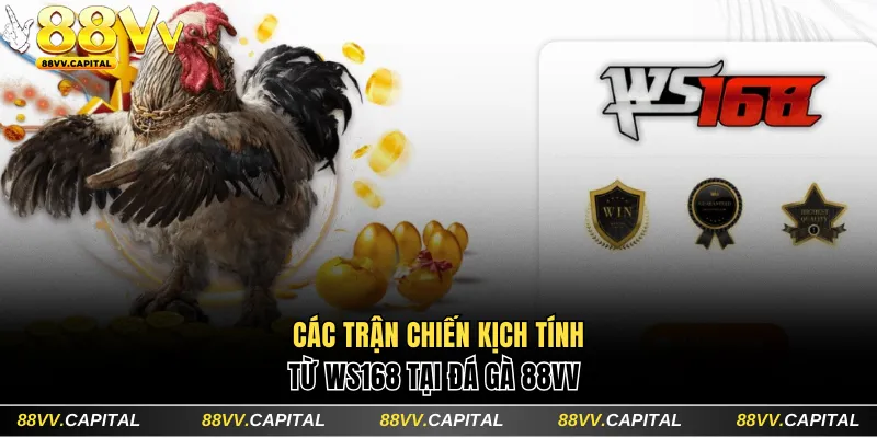 WS168 đem đến những trận chiến kịch tính nhất 