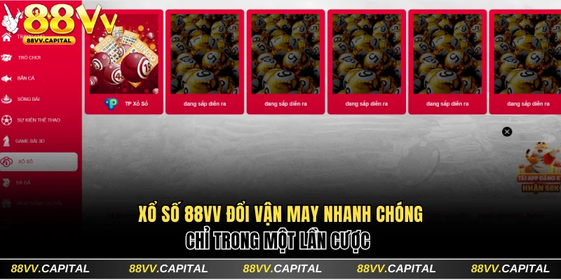 Xổ Số 88VV - Đổi Vận May Nhanh Chóng Chỉ Trong Một Lần Cược
